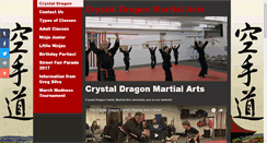 Desktop Screenshot of crystaldragonkarate.com